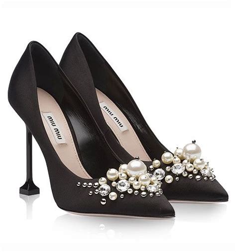 miu miu pearl heels|miumiu pumps heels.